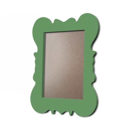 Moldura Provençal Colorida Em MDF 6mm Para Quadros Decorativos Com Fundo MDF e PVC Antirreflexo