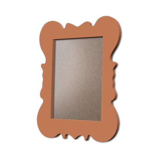 Moldura Provençal Colorida Em MDF 6mm Para Quadros Decorativos Com Fundo MDF e PVC Antirreflexo