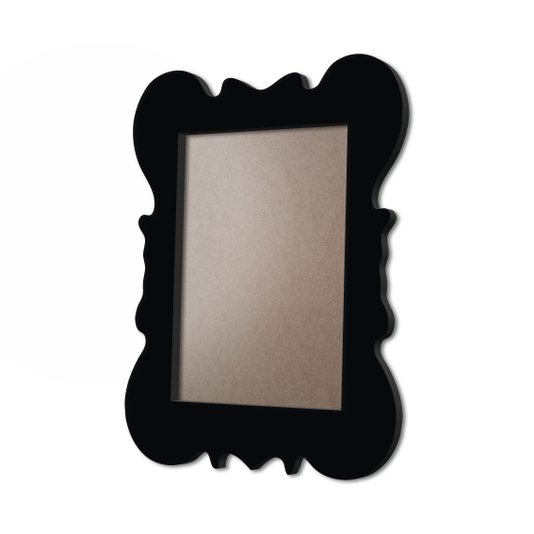 Moldura Provençal Colorida Em MDF 6mm Para Quadros Decorativos Com Fundo MDF e PVC Antirreflexo