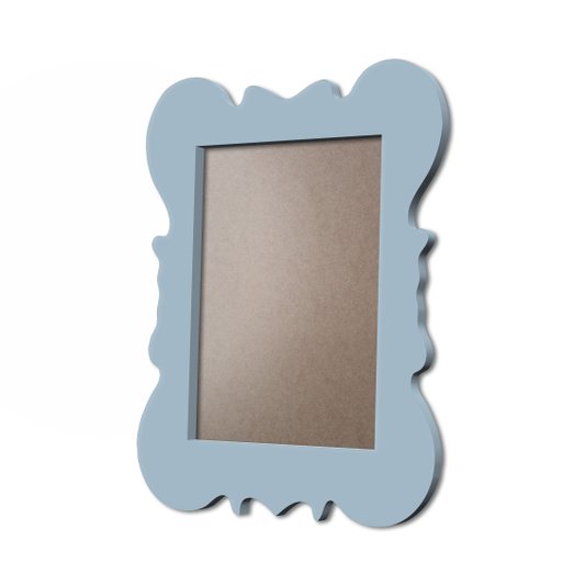 Moldura Provençal Colorida Em MDF 6mm Para Quadros Decorativos Com Fundo MDF e PVC Antirreflexo