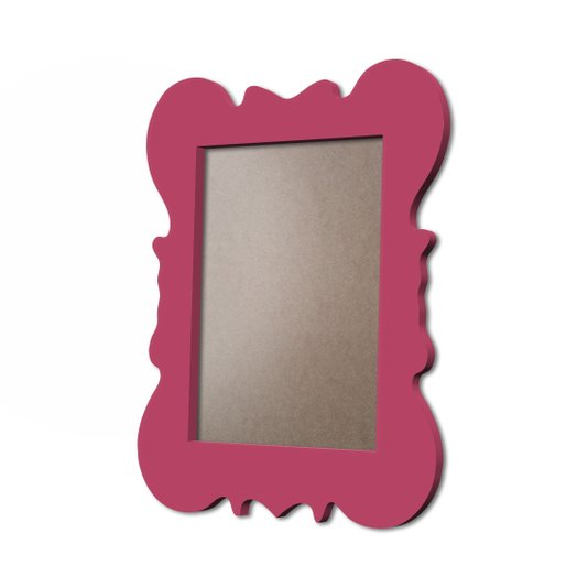Moldura Provençal Colorida Em MDF 6mm Para Quadros Decorativos Com Fundo MDF e PVC Antirreflexo