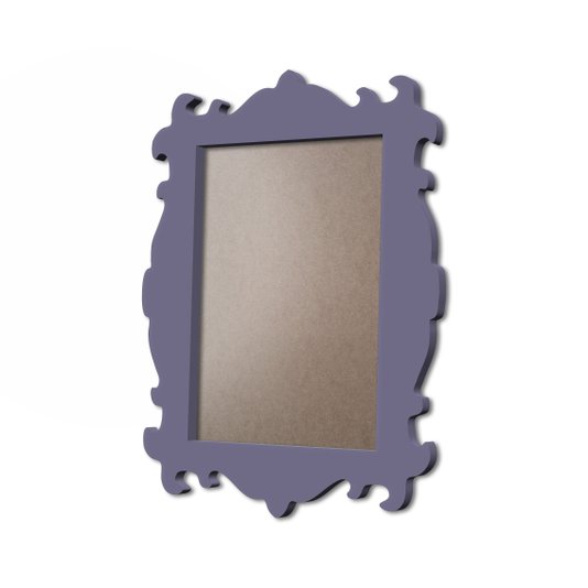 Moldura Provençal Colorida Em MDF 6mm Para Quadros Decorativos Com Fundo MDF e PVC Antirreflexo