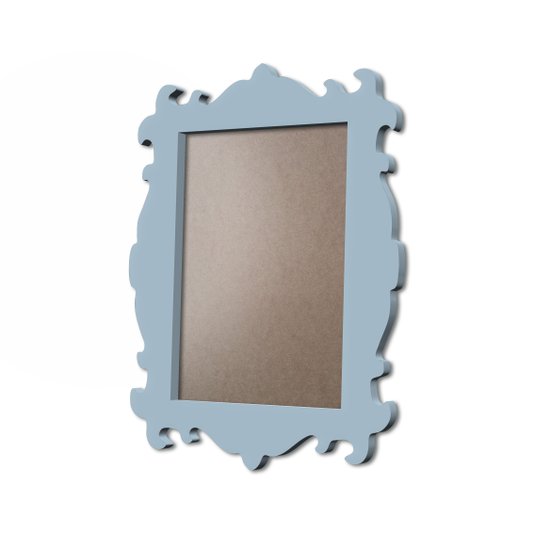 Moldura Provençal Colorida Em MDF 6mm Para Quadros Decorativos Com Fundo MDF e PVC Antirreflexo