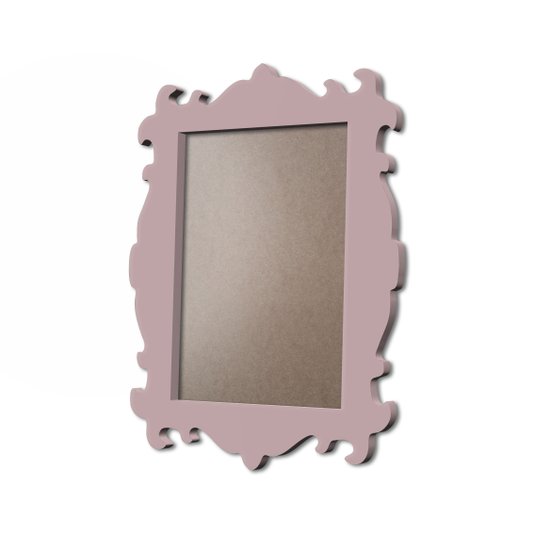 Moldura Provençal Colorida Em MDF 6mm Para Quadros Decorativos Com Fundo MDF e PVC Antirreflexo