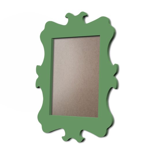 Moldura Provençal Colorida Em MDF 6mm Para Quadros Decorativos Com Fundo MDF e PVC Antirreflexo