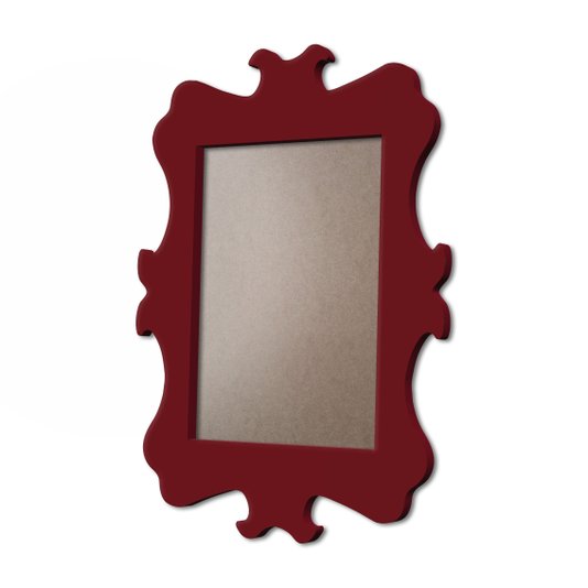 Moldura Provençal Colorida Em MDF 6mm Para Quadros Decorativos Com Fundo MDF e PVC Antirreflexo
