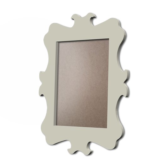 Moldura Provençal Colorida Em MDF 6mm Para Quadros Decorativos Com Fundo MDF e PVC Antirreflexo