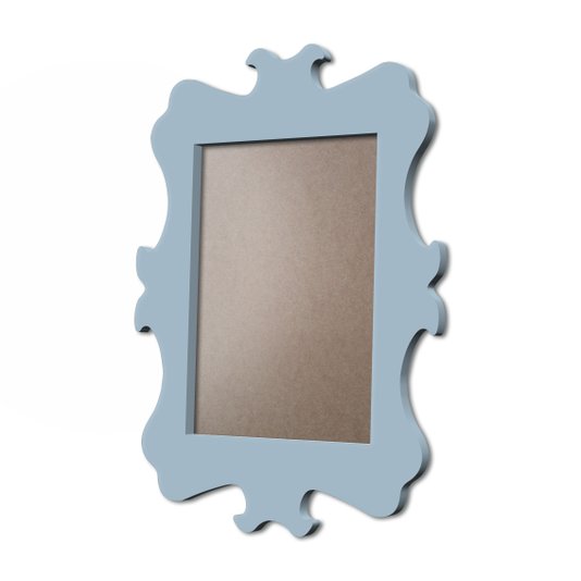 Moldura Provençal Colorida Em MDF 6mm Para Quadros Decorativos Com Fundo MDF e PVC Antirreflexo
