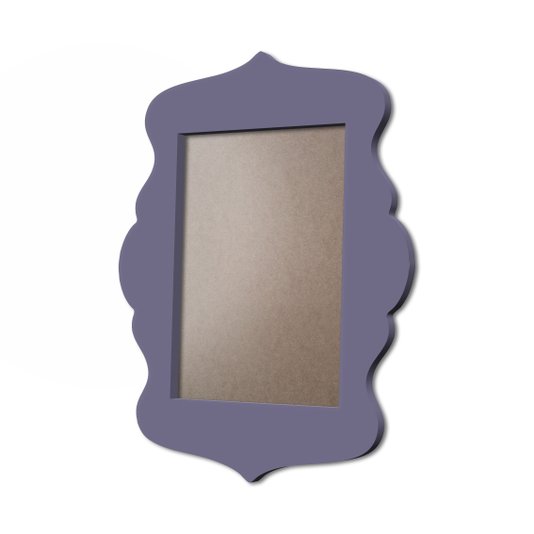 Moldura Provençal Colorida Em MDF 6mm Para Quadros Decorativos Com Fundo MDF e PVC Antirreflexo