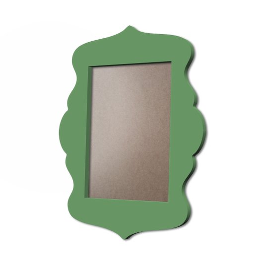 Moldura Provençal Colorida Em MDF 6mm Para Quadros Decorativos Com Fundo MDF e PVC Antirreflexo