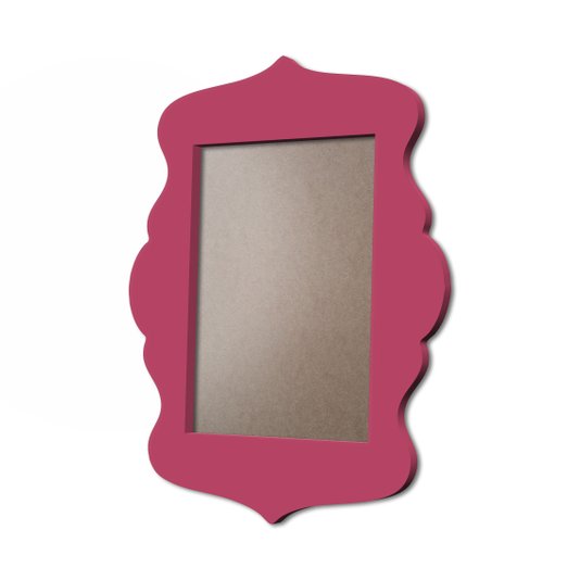Moldura Provençal Colorida Em MDF 6mm Para Quadros Decorativos Com Fundo MDF e PVC Antirreflexo