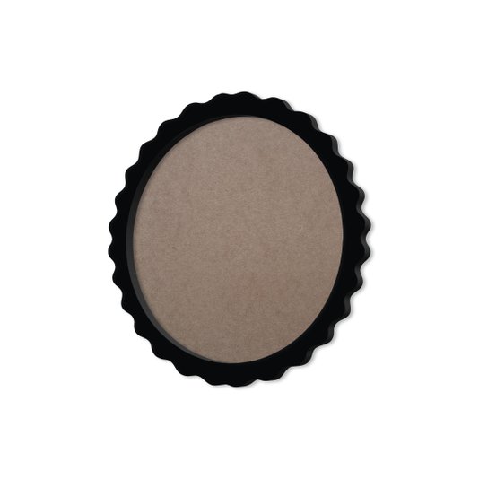 Moldura Provençal Colorida Redonda Em MDF 6mm Para Quadros Decorativos Com Fundo MDF