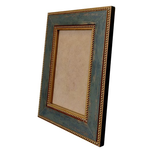 Moldura Provençal com Gravação de Bolinhas para Quadros e Fotos e Fundo MDF - 3,4x1,2