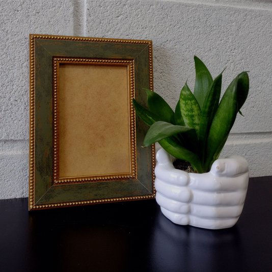 Moldura Provençal com Gravação de Bolinhas para Quadros e Fotos e Fundo MDF - 3,4x1,2
