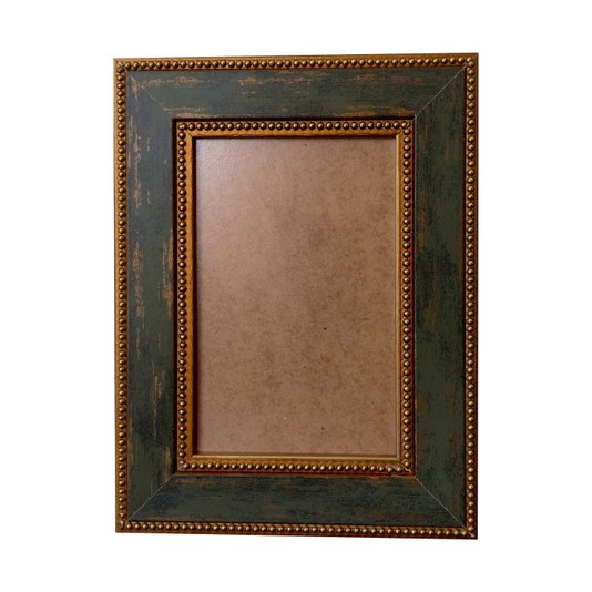 Moldura Provençal com Gravação de Bolinhas para Quadros e Fotos e Fundo MDF e PVC Antirreflexo - 3,4x1,2
