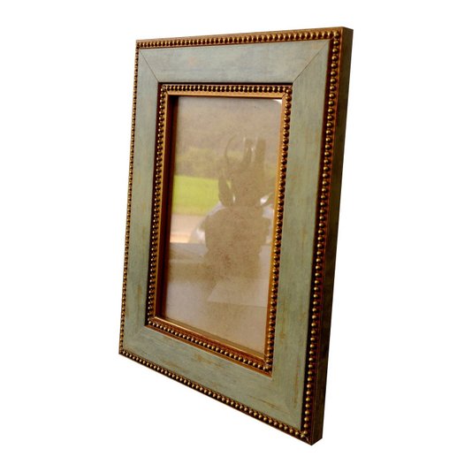 Moldura Provençal com Gravação de Bolinhas para Quadros e Fotos e Fundo MDF e Vidro - 3,4x1,2