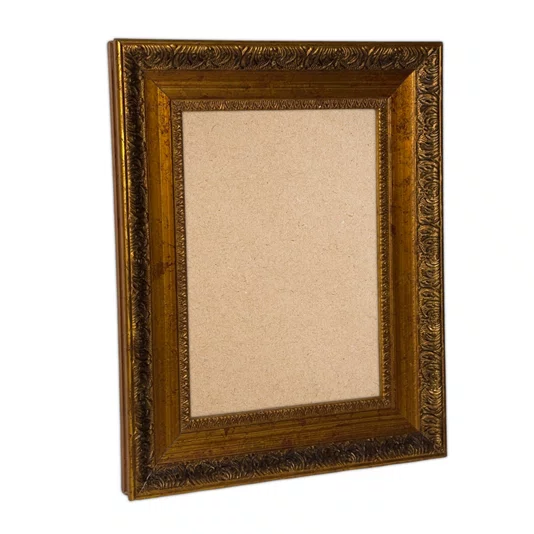 Moldura Provençal com Gravação para Quadros e Fotos com Fundo MDF - 4,3x2,5