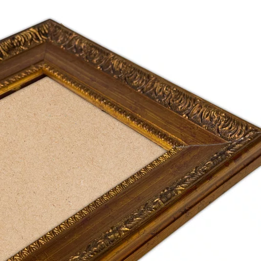 Moldura Provençal com Gravação para Quadros e Fotos com Fundo MDF - 4,3x2,5