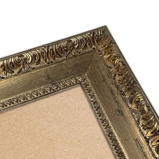 Moldura Provençal com Gravação para Quadros e Fotos com Fundo MDF - 4,3x2,5