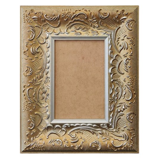 Moldura Provençal com Gravação para Quadros e Fotos com Fundo MDF - 6x1,5