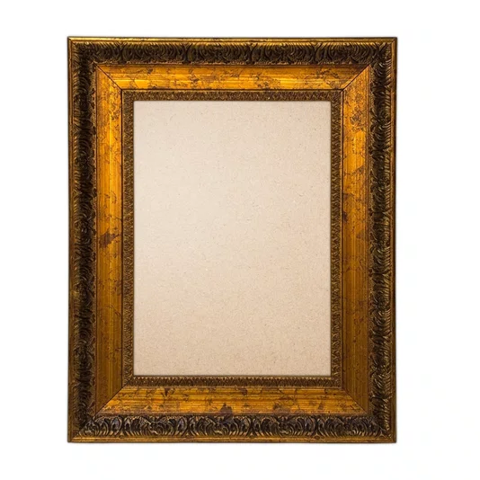 Moldura Provençal com Gravação para Quadros e Fotos com Fundo MDF e PVC Antirreflexo - 4,3x2,5