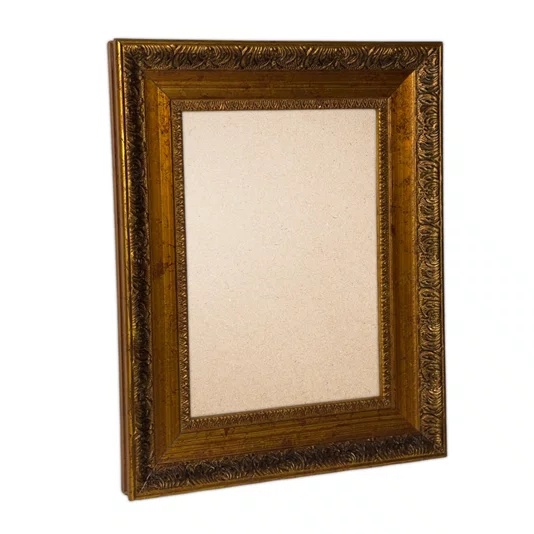 Moldura Provençal com Gravação para Quadros e Fotos com Fundo MDF e PVC Antirreflexo - 4,3x2,5