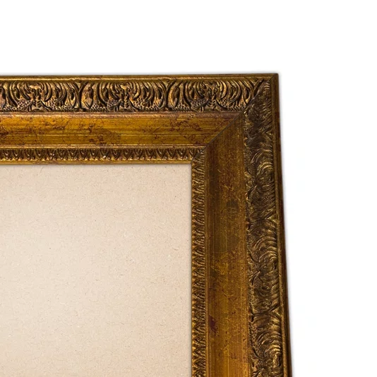 Moldura Provençal com Gravação para Quadros e Fotos com Fundo MDF e PVC Antirreflexo - 4,3x2,5