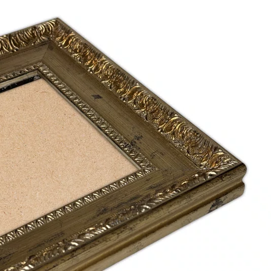 Moldura Provençal Personalizada com Gravação para Quadros e Fotos com Fundo MDF - 4,3x2,5