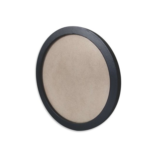 Moldura Redonda Colorida em MDF Laqueado para Quadros Decorativos com Fundo MDF e PVC Antirreflexo