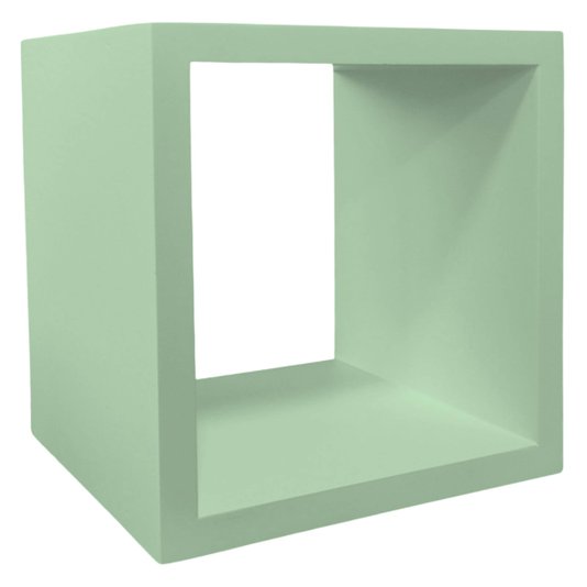Nicho Decorativo Colorido em Mdf Laqueado para Parede - 20x20x12cm