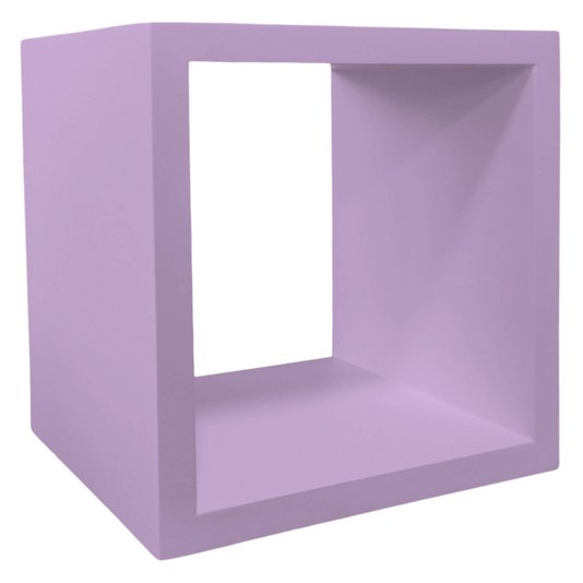 Nicho Decorativo Colorido em Mdf Laqueado para Parede - 20x20x12cm