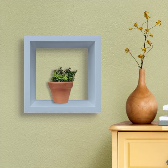 Nicho Decorativo Colorido em Mdf Laqueado para Parede - 20x20x12cm