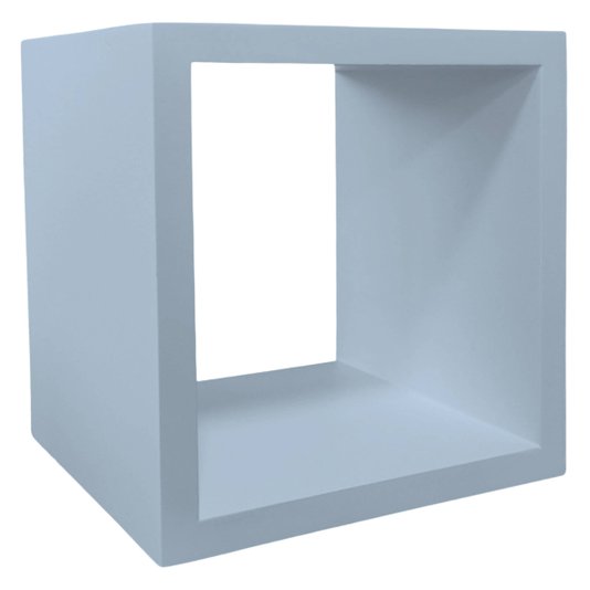 Nicho Decorativo Colorido em Mdf Laqueado para Parede - 20x20x12cm