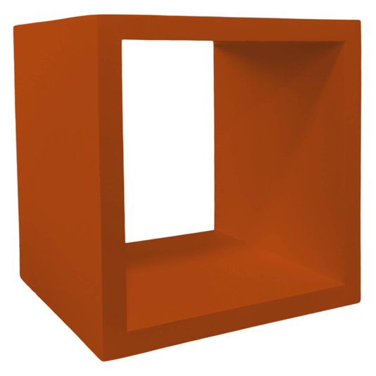 Nicho Decorativo Colorido em Mdf Laqueado para Parede - 20x20x12cm