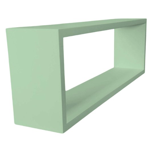 Nicho Decorativo Colorido em Mdf Laqueado para Parede - 20x60x12cm