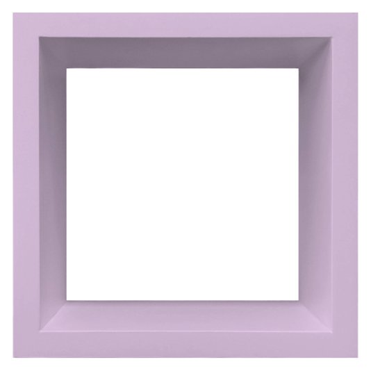 Nicho Decorativo Colorido em Mdf Laqueado para Parede - 25x25x12cm