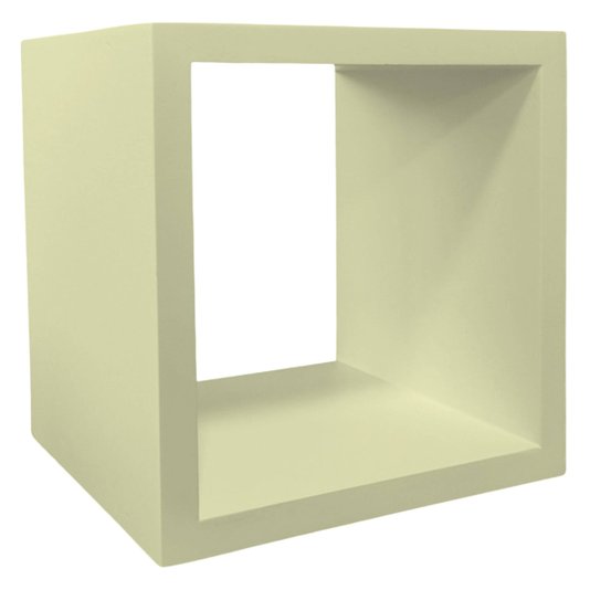 Nicho Decorativo Colorido em Mdf Laqueado para Parede - 25x25x12cm