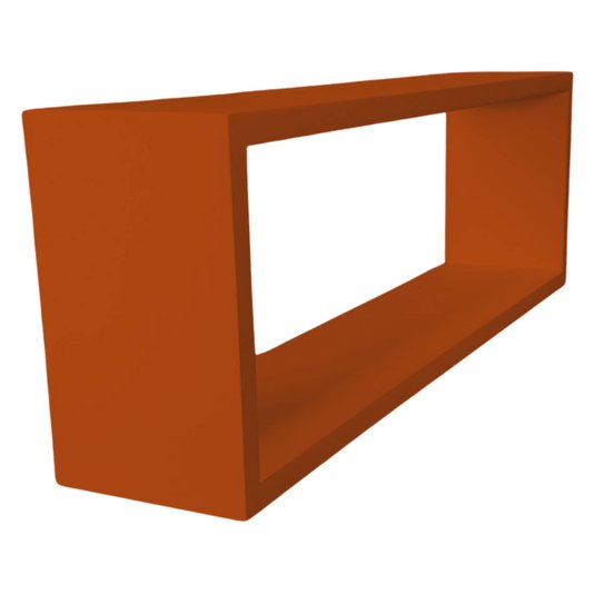 Nicho Decorativo Colorido em Mdf Laqueado para Parede - 25x60x12cm