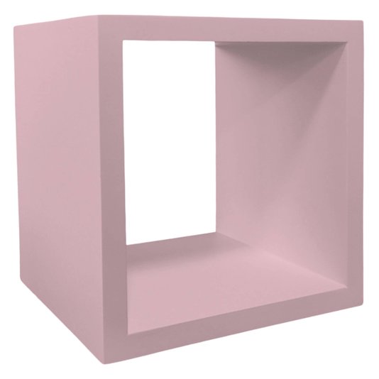 Nicho Decorativo Colorido em Mdf Laqueado para Parede - 30x30x12cm