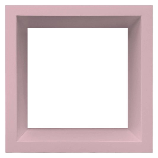 Nicho Decorativo Colorido em Mdf Laqueado para Parede - 30x30x12cm