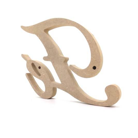 Palavra Decorativa Fé 20cm em Mdf Cru 15mm - cnc21