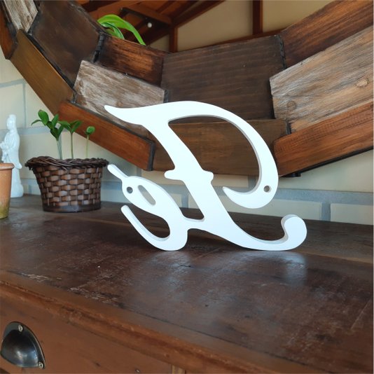 Palavra Decorativa Fé 20cm em Mdf 15mm