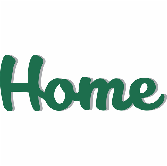 Palavra Decorativa Home Lettering Para Parede - 6mm