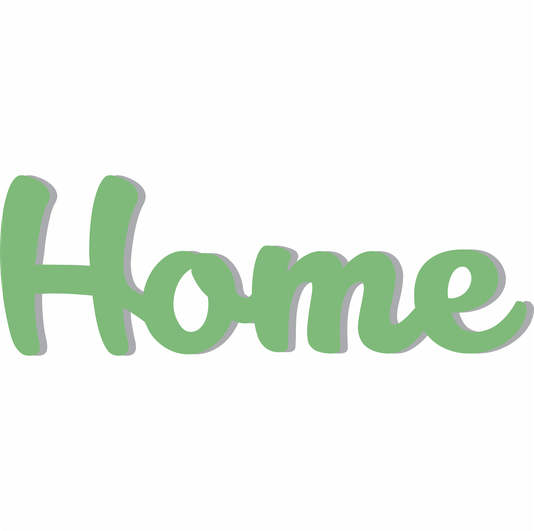 Palavra Decorativa Home Lettering Para Parede - 6mm