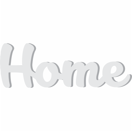 Palavra Decorativa Home Lettering Para Parede - 6mm