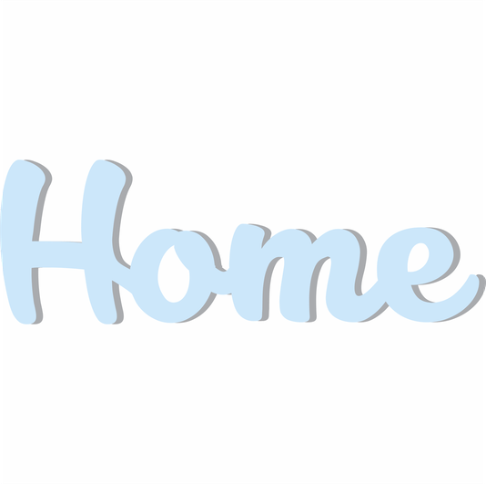 Palavra Decorativa Home Lettering Para Parede - 6mm