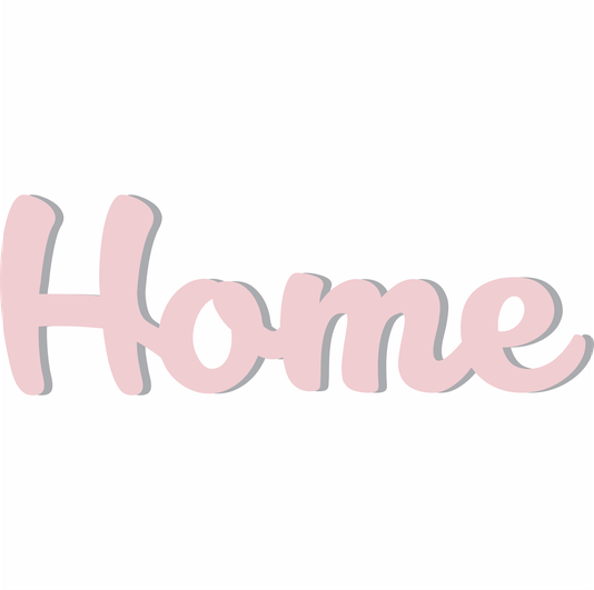 Palavra Decorativa Home Lettering Para Parede - 6mm