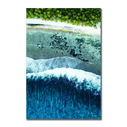 Placa Decorativa Coleção Mar Azul