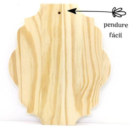Placa Decorativa de Cozinha em Pinus a Cozinha é Pequena mas Cheia de Amor