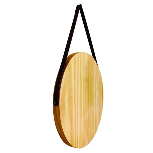 Placa Decorativa De Madeira Pinus Para Porta E Parede Don't Worry, Be Happy!
